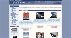 Desktop Screenshot of kingoflaptops.com